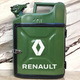 Подарочный набор для мужчин Канистра бар 10 л хаки с логотипом Renault + 2 бокала - изображение 1