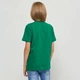 Детская футболка JHK, KID T-SHIRT, базовая, однотонная, для мальчика, зеленая, размер 98, на 3/4 года - изображение 3