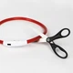 Светодиодный LED ошейник Lesko L-18 Red M для собак и котов USB светящийся водоотталкивающий - изображение 3