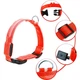 Светодиодный LED ошейник Lesko Red XS USB светящийся для собак и котов - изображение 2