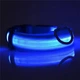 Світлодіодний LED нашийник Lesko Blue M USB для собак і котів світиться - зображення 6
