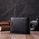 Небольшой вместительный кошелек из натуральной кожи ST Leather 22456 Черный - изображение 8