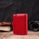 Горизонтальный кошелек для женщин из натуральной кожи ST Leather 19478 Красный - изображение 5