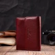 Женский кожаный кошелек для карт купюр и монет ST Leather 19492 Бордовый - изображение 5