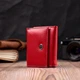 Яркий маленький кошелек для женщин из натуральной кожи ST Leather 19502 Красный - изображение 4