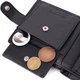 Отличный горизонтальный кошелек для мужчин из натуральной кожи ST Leather 22465 Черный - изображение 2
