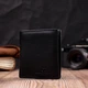 Женский кошелек в классическом черном цвете ST Leather 19466 Черный - изображение 3