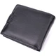 Качественный горизонтальный бумажник из натуральной кожи ST Leather 22455 Черный - изображение 2