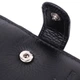 Качественный горизонтальный бумажник из натуральной кожи ST Leather 22455 Черный - изображение 5