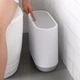 Ведро для мусора MVM BP-14 пластиковое 10 л Бело-серое (BP-14 WHITE/GRAY) - изображение 3