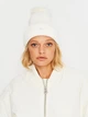 Шапка женская Under Armour UA Halftime Ribbed Pom 1373098-100 OSFM One Size Белая (196039074195) - изображение 2
