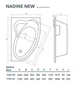 Ванна Koller Pool Nadine new 170х110 L - изображение 3