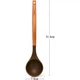 Половник Fissman Chef's Tools 31.5см силикон, шоколадний (55987) - зображення 2