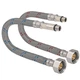 Підводка для змішувача ZEGOR WKR-PMM10-060 PRO нейлон 1/2"xM10 60 см пара - изображение 1