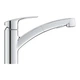 Змішувач для кухні Grohe Eurosmart з висувним виливом Хром (GROHE/30305001) - изображение 3