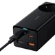 Мережевий фільтр Baseus GaN3 Pro Desktop Powerstrip 65W (2xType-C + 2xUSB + AC(EU)) Black - изображение 2