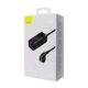 Мережевий фільтр Baseus GaN3 Pro Desktop Powerstrip 65W (2xType-C + 2xUSB + AC(EU)) Black - изображение 7