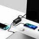 Мережевий фільтр Baseus GaN3 Pro Desktop Powerstrip 65W (2xType-C + 2xUSB + AC(EU)) Black - изображение 9