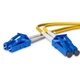 Патч-корд оптичний LC/UPC-LC/UPC Жовтий LSZH, Singlemode G.657.А2 (SM) Flex, Duplex, 2мм - 3 м - зображення 3