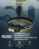 Налобний ліхтар Nitecore NU50 (Датчик наближення, USB Type-C) - зображення 5