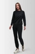 Кофта свитшот Vsetex Slim 2XL Черный - изображение 3