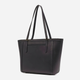 Torebka shopper damska skórzana Lauren Ralph Lauren 431842431001 Czarna (3616532146559) - obraz 3