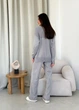 Брюки вязаные Art Knit Katrin Светло- серые S/M - изображение 6
