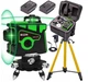 Нівелір 4D лазерний рівень Hilda CROSS LASER LEVEL 12 ліній 360 перехресний 30 м зі штативом - зображення 1