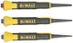 Набор бородков (добойников) DeWalt 0.8/1.6/2.4 мм 125 мм 3 шт (DWHT0-58018) - изображение 2