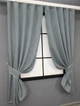 Комплект штор коротких VR-Textil Лен Парма № 1340ш 130х170 см 2 шт Серый (35-0012) - изображение 2