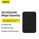 Повербанк с MagSafe 20000mAh 20W Baseus Magnetic Mini Fast Charge Type-C Qi15W черный (PPCX150001) - изображение 3