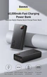 Повербанк 40000mAh 22.5W Baseus Adaman Digital Display 3xUSB/Type-C/microUSB черный (PPAD020101) - изображение 7