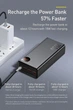 Повербанк 40000mAh 22.5W Baseus Adaman Digital Display 3xUSB/Type-C/microUSB черный (PPAD020101) - изображение 8