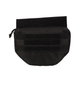 Подсумок напашник Mil-Tec MOLLE DROP DOWN POUCH Black 13486302 - изображение 1