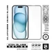 Защитное 3D стекло для Apple iPhone 15, Icon 3D, закаленное, 9H, закалённое стекло, полное проклеивание, противоударное, глянцевое c олеофобным покрытием, на весь экран, совместимое с чехлами, простая установка, ArmorStandart (ARM74272) - изображение 2