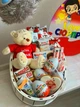 Шоколадный подарок на Новый год "Love is" с Мишкой 29 см Maikinbaby (pk4327) - изображение 1