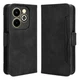 Чехол-книжка с кармашками Deexe Wallet Stand для Infinix Hot 40i - Black - изображение 1