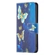 Чехол с рисунком Deexe Color Wallet для Infinix Hot 40 / 40 Pro - Golden Butterflies - изображение 2