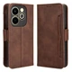 Чехол Deexe Wallet Stand для Infinix Hot 40i - Brown - изображение 1