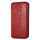 Чехол Deexe Rhombus Wallet для Xiaomi Redmi 13C / Poco C65 - Red - изображение 4