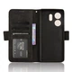 Чехол-книжка с кармашками Deexe Wallet Stand для Infinix Zero 30 - Black - изображение 6
