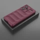 Силиконовый (TPU) чехол Deexe Terra Case для Xiaomi Redmi Note 13 Pro+ - Wine Red - изображение 5