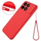 Силиконовый (TPU) чехол Deexe Silicone Case для Xiaomi Poco X6 Pro - Red - изображение 2