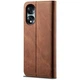 Чохол-книжка з кишеньками UniCase Jeans Wallet для Honor 70 - Coffee - зображення 6
