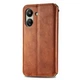 Чехол Deexe Rhombus Wallet для Xiaomi Redmi 13C / Poco C65 - Brown - изображение 5