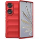 Силиконовый (TPU) чехол Deexe Terra Case для Honor 70 - Red - изображение 1