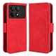 Чехол Deexe Wallet Stand для Xiaomi Poco X6 Pro - Red - изображение 1
