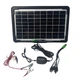 Переносная солнечная панель CCLamp CL-1612 12W 16V 9V 6V IP65 с набором переходников для зарядки телефонов GS-7653 - изображение 2