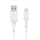 Кабель Belkin PVC USB - Lightning, 0.15 м White (CAA001BT0MWH) - зображення 1