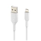 Кабель Belkin PVC USB - Lightning, 0.15 м White (CAA001BT0MWH) - зображення 4